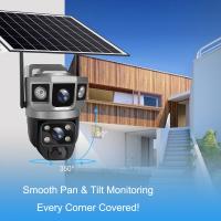 Cámara de Vigilancia Seguridad PTZ, Cámara IP V380 Pro Solar WIFI CCTV 12MP Dos Lentes Tres Pantallas Seguimiento Automático Exterior 4K - details 0