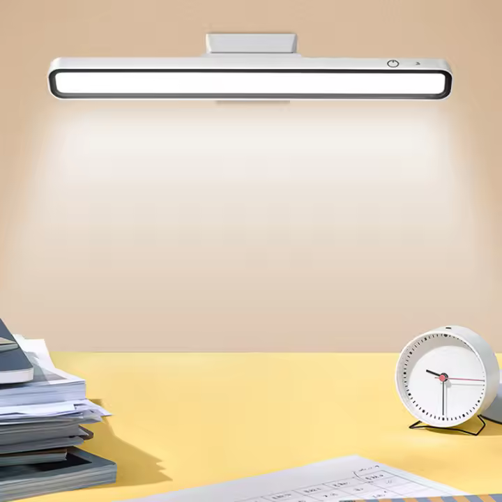 Lámpara De Escritorio LED Recargable Por USB Luz Sin Escala Dimmer Lámpara De Lectura Nocturna Magnética Colgante Rotación De 88° Lámparas De Mesa Modernas - 1