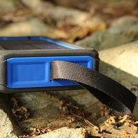 Bateria Externa 26800 mAh, Banco de energía solar, USB C, batería solar, 4 puertos USB, batería solar, 36 linternas LED, batería solar, resistente al agua, para exteriores, iPhone Samsung (azul) - details 4
