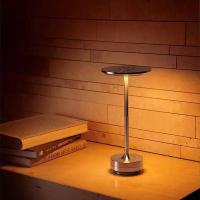 Lámpara De Escritorio LED Recargable Con Sensor Táctil USB Para Decoración Vintage De Bar Y Café Luz Nocturna De Ambiente Portátil - details 6