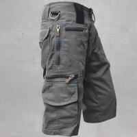 Shorts Tácticos Para Hombre Verano Casual Cargo Multibolsillos Cintura Elástica Pantalones De Trabajo Senderismo - details 2