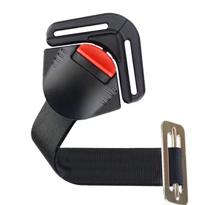 Cinturón De Seguridad Para Coche Clip De Seguridad Infantil Fijo En Negro Correa De Cinturón Con Cierre De Pecho Para Niños Accesorio De Cinturón De Seguridad EAFC - 1
