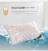 Almohada De Veludo De Pluma De Alta Calidad Rebound Core Para Adultos Uso Doméstico Protección Del Cuello Ayuda Al Sueño Rectangular Poliéster/Celulosa De 100% - details 10