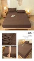 Sábana De Lujo Para Doble Cama 2 Personas Funda De Sábanas Elástica Cubierta De Sábanas Para Cama Queen King 120/150/180/220x200 Linen De Adultos - details 16