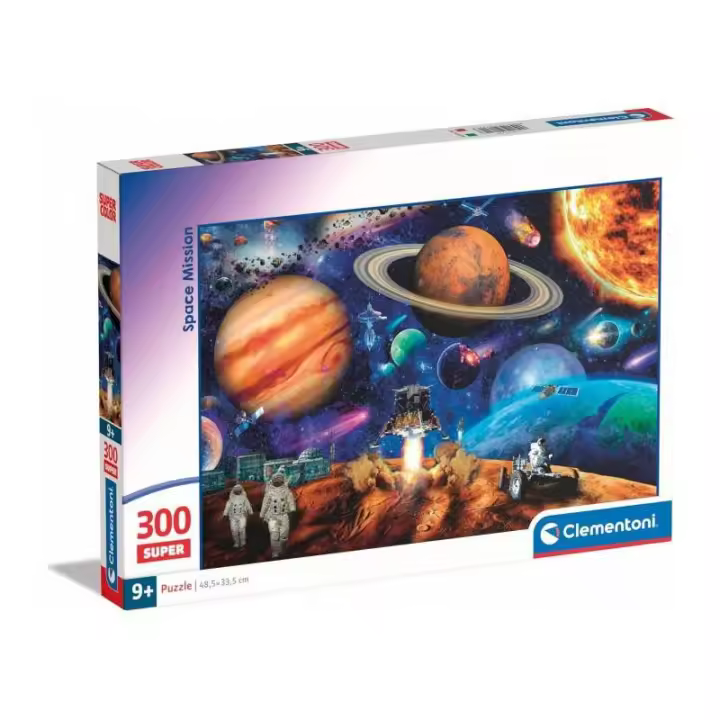 PUZZLE SUPERCOLOR 300 PIEZAS SPACE MISSIOM 2024 DE CLEMENTONI - 1