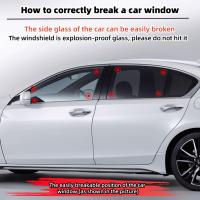 Herramienta De Emergencia Para Coche Rompe-Vidrios De Metal Fácil De Transportar Rompe Rápidamente La Ventana En Caso De Urgencia - details 6