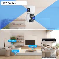 Inteligente inalámbrica wifi cámara de vigilancia de la máquina de doble pantalla en casa de interior HD visión nocturna teléfono móvil a distancia Monitor remoto，tarjeta de memoria 32G - details 4