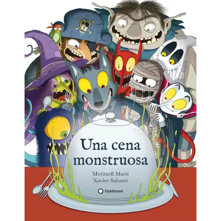 Libro UNA CENA MONSTRUOSA Editorial FLAMBOYANT Tapa dura - 1