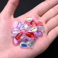 10pcs Perlas De Lágrima De Cristal Colorido 8x14mm Para Creación De Joyas Pulseras Collares Accesorios Hechas a Mano - details 0