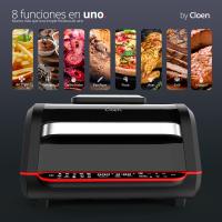 Freidora sin Aceite 7L, 1700W, Freidora de Aire,18 Funciones, 8 Dispositivos en 1, Panel Led Táctil, Modo Manual. Doble uso: con Cesta o Plancha Grill. Tamaño Familiar .Sin BPA. Foodie Fryer .Cloen. - details 0