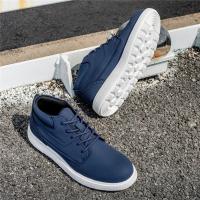 Botas De Caza FLYLAND Para Hombre Casual Hechas a Mano De Cuero Ligeros Antideslizantes Zapatillas Con Cordones - details 4