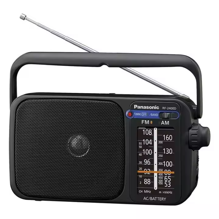 Radio Portátil Panasonic RF-2400DEG-K/ Negra - 1
