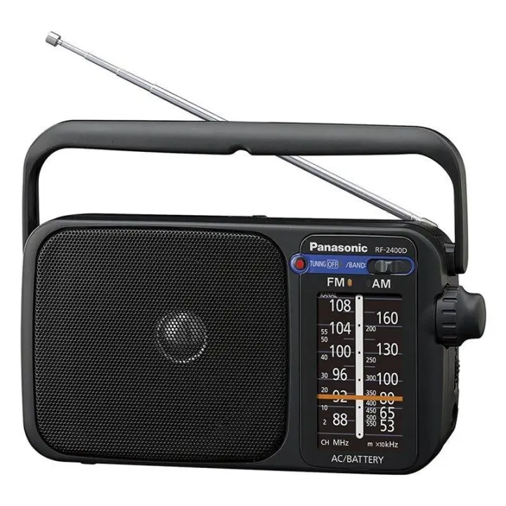 Radio Portátil Panasonic RF-2400DEG-K/ Negra - 1