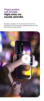 Estabilizador Mano De 3 Ejes Con Cargador Inalámbrico Pantalla LED Rueda De Enfoque Para Smartphones iOS Y Android VIKEFON Smart X pro - details 3