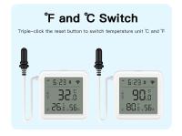 Sensor De Temperatura Y Humedad WiFi Tuya Con Probing Externo Para Hogar Inteligente Monitorización Por APP Para Plantas Acuario Vino - details 2