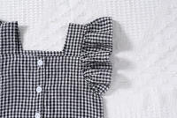 Conjunto De Verano Para Niños Y Niñas Con Chaleco Sin Mangas Camisa Y Shorts Estilo Casual Y Moda Material De Algodón Unisex - details 3