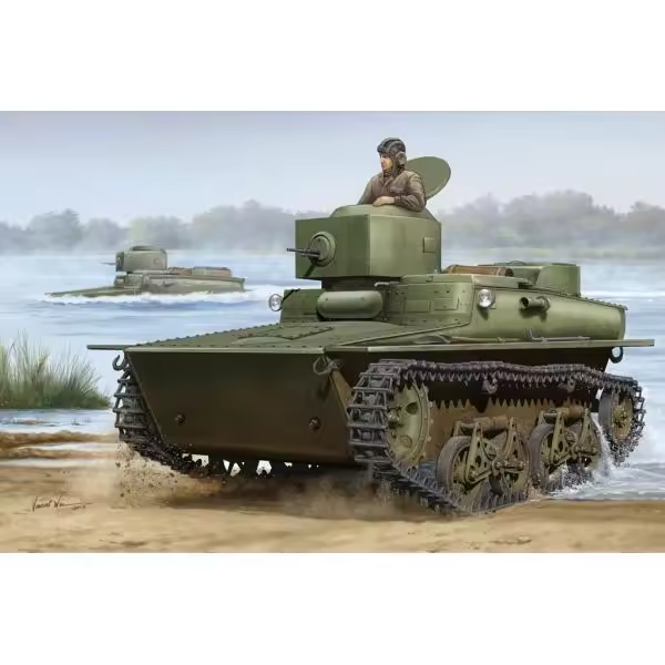 HOBBY BOSS 83818 T-37 SOVIÉTIC ANFIBIO TANQUE LIGERO TEMNCIL 1/35 KIT - 1