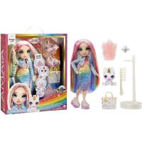 Rainbow High Fashion Doll with Slime Kit & Pet - Amaya (Arco Iris) - Muñeca Centelleante de 28 cm con Pelo Brillante DIY, Mascota Mágica y Accesorios de Moda MGA - details 0