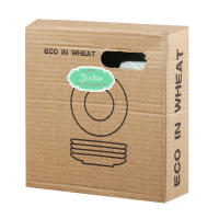 Juego De Comedor Ecológico Inquebrantable Microondas Viaje Platos De Bambú Fruta No Relleno De Estrás Uso Doméstico - details 1