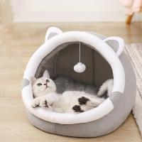 Casa De Gato Nido Universal Para Todas Las Estaciones Cálido Y Cómodo Cueva De Gato Para Bebés Algodón 100% Material - details 1