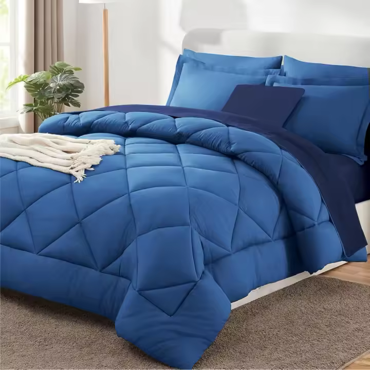 Printex Home Edredón Nórdico 460gr de fibra bicolor reversible para invierno, extrasuave y transpirable, ideal para noches frías y habitaciones de baja temperatura, máximo confort - 1