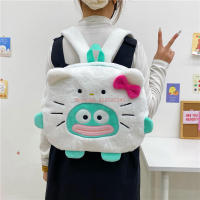 Nueva Mochila De Hombros Kawaii Sanrio Hangyodon Con Diseño De Hello Kitty Y Gato Pequeño De Color Contraste Mochila Versátil Para Adultos Y Adolescentes - details 1