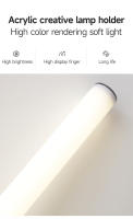 Lámpara Colgante LED De Estilo Minimalista 360° Para Sala De Estar Comedor Dormitorio Oficina Iluminación Ceilinadora Con Soporte Para Montaje En Casa - details 4