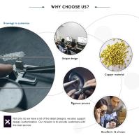 Prensa De Resorte De Latón Plateado En Oro 14k/18k Para La Fabricación De Joyas Abrazaderas De Lobster Redondas Para Pulseras Y Collares DIY - details 11