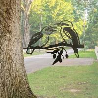 Decorativo De Hierro Metálico En Silueta De Pájaro Para Insertar En Árbol O Ramas Creativo Para Jardín Y Patio Perfecto Para El Hogar - details 0