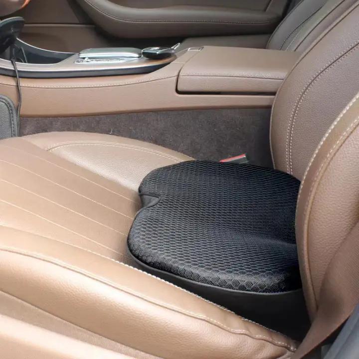 Cojín De Asiento De Coche Multifuncional 2 En 1 Soporte Lumbar Universal Masajeador Polipropileno Poliéster Transpirable Almohada De Soporte Para Conductor - 1