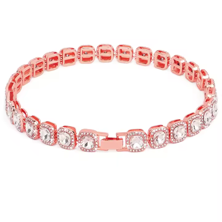 Collar De Diamante Bling Para Perros Crystals Rhinestone Collar De Lujo Brillante Para Pequeños Y Medianos Perros Gatos Chihuahuas - 1