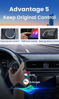 Adaptador Wireless Carplay Android Auto 2en1 Dongle Inteligente 2025 5G WIFI Para iPhone Y Android Compatible Con Volvo Benz MG Kia Chery VW - details 7