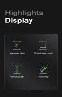 BANGE Nueva Diseño Mochila De Viaje Recargable USB Para Hombres Con Capacidad Grande Mochila Impermeable Para Laptop De 15.6 Pulgadas Y Bolsa Exterior De Actividades Al Aire Libre - details 7