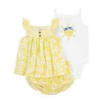 Nueva ropa de verano para niñas, pantalones cortos de manga corta, camisetas, trajes de tres piezas. - details 5
