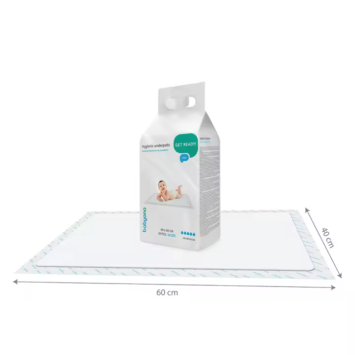 Babyono Cambiador desechable 40 x 60 cm pack 20 unid. Babyono - 1