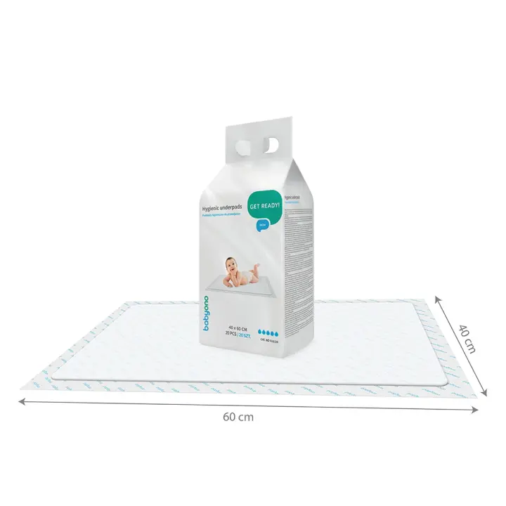 Babyono Cambiador desechable 40 x 60 cm pack 20 unid. Babyono - 1