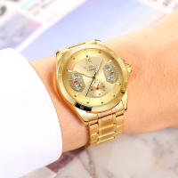 Reloj Mecánico Deportivo WINNER Skeleton En Cuero Militar Multíndice Con Fecha Resistente Al Agua Y Shock Para Hombre - details 9