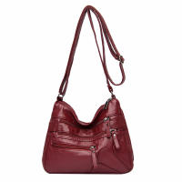 Bolso De Hombro Para Mujer 2023 Nueva Moda En Cuero PU Color Sólido Gran Capacidad Bolso Cruzado Multi-Nivel Estilo Clásico - details 13