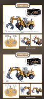 Coche Remoto 1:30 Para Niños Juguete De Excavadora Camión Bulldozer Vagoneta De Ingeniería Para Niños Regalo Control Remoto Escala 1:30 - details 10