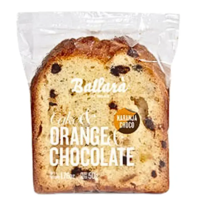 CAKE BALLARÁ 50G- DIFERENTES PACKS Y SABORES BROWNIE,  CHOCOLATE MARMOL, FRUTA O NARANJA Y CHOCOLATE - 1