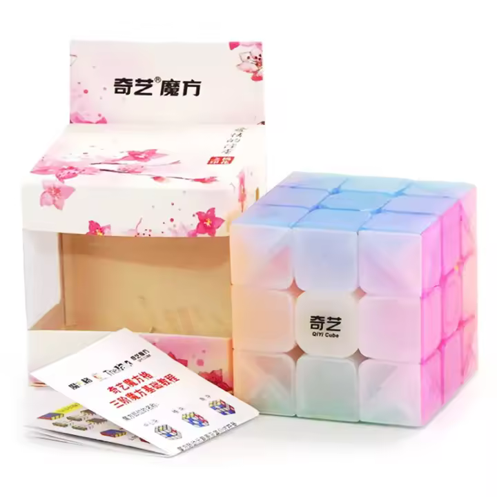 Cubo De Puzzle Qiyi Jelly Series Warrior W3 Terciopelo Colorido Juguete Antiestrés Para Competición Y Mayorista - 1