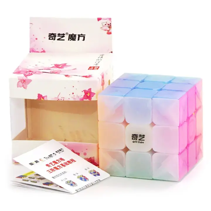 Cubo De Puzzle Qiyi Jelly Series Warrior W3 Terciopelo Colorido Juguete Antiestrés Para Competición Y Mayorista - 1