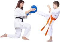 Paquete de 2 almohadillas para patadas de Taekwondo, almohadillas duraderas para patadas de Taekwondo, karate, Artes marciales, entrenamiento de Taekwondo, equipo de lucha de Muay Thai y MMA - details 3