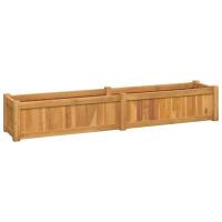 vidaXL Arriate de madera maciza de teca Dimensiones 30 x 30 x 30 cm,  40 x 40 x 40 cm,  50 x 50 x 50 cm y mas - details 8