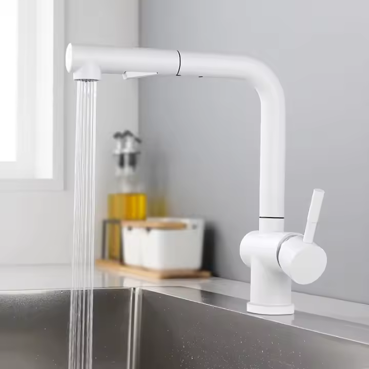 Grifo de cocina extraíble , grifo de fregadero de cocina, grifo de fregadero de cocina con 2 modos de pulverización - 1