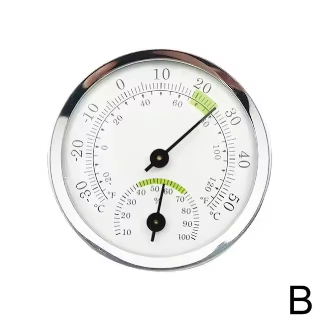 Mini Termómetro Y Higrómetro Tipo Pointer Para Interior Sensor De Temperatura Y Humedad Para Hogar Medidor Electrónico - 1