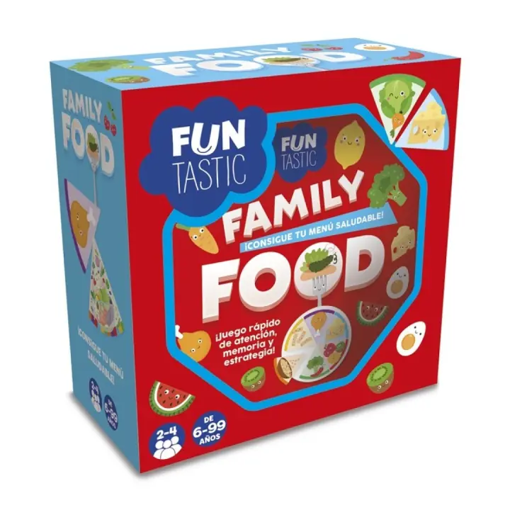 IMAGILAND - JUEGO DE CARTAS FAMILY FOOD (CAJA METÁLICA) CON CAJA, FUJ013, TIENDA CON LICENCIA OFICIAL - 1