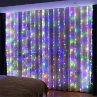 Guirnalda De Luces LED Para Ventanas 6x3M/3x3m Con Control Remoto Y Alimentación USB Decoración Navideña Para Hogar Y Jardín - details 19