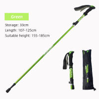 Palo De Caminar Plegable Para Senderismo Y Camping Con 5 Secciones Manija Antideslizante De Espuma Telescópico Fácil De Guardar Para Ancianos Material De Carbono Acero Inoxidable - details 16