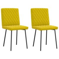 vidaXL Sillas de comedor 2 unidades terciopelo en color Negro/Marrón/Verde oscuro y más | cómodas modernas ergonómicas para comedor cocina salón hogar - details 6